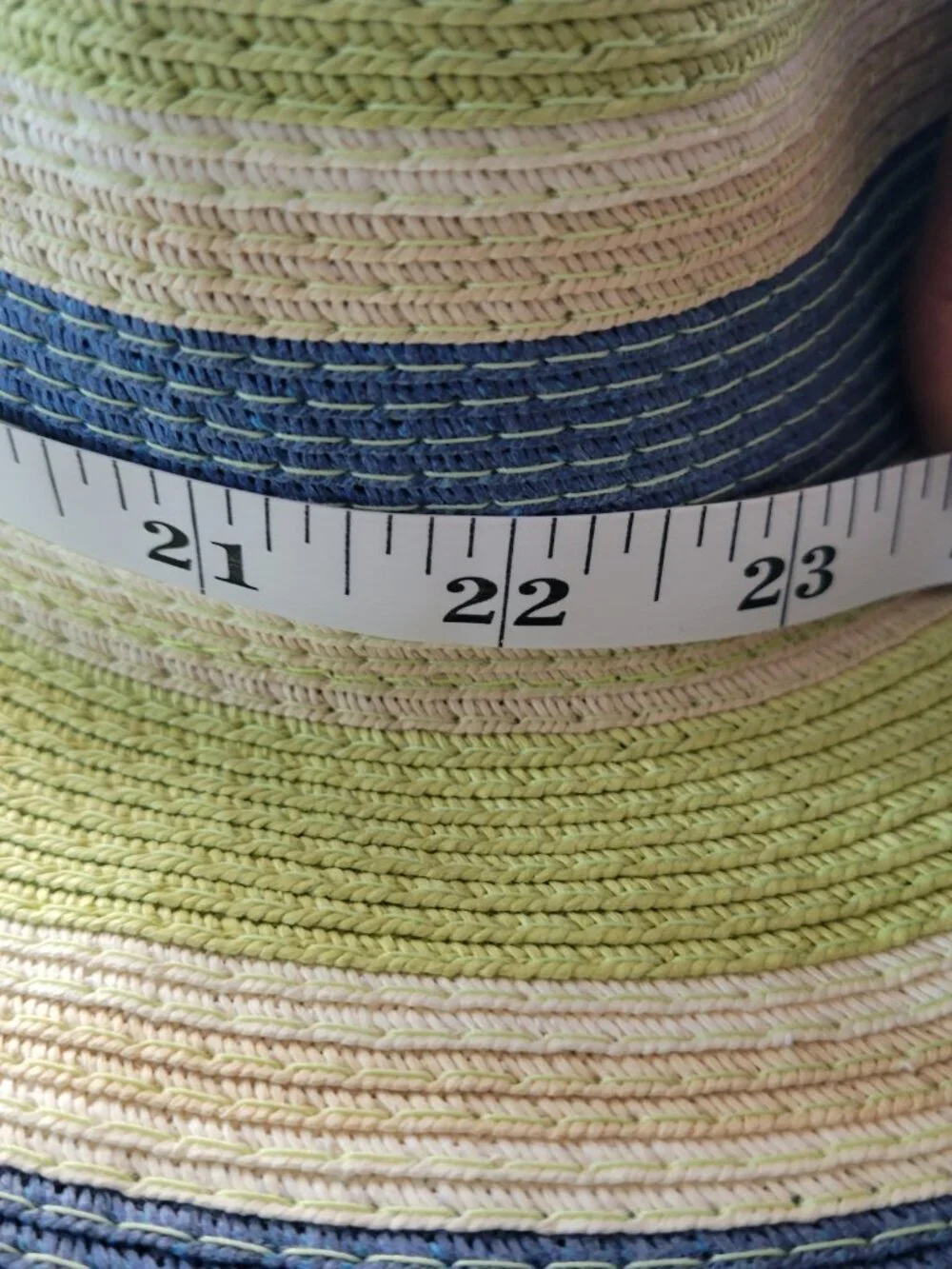 Unbranded Summer /Spring Lime Green Floppy Straw Hat